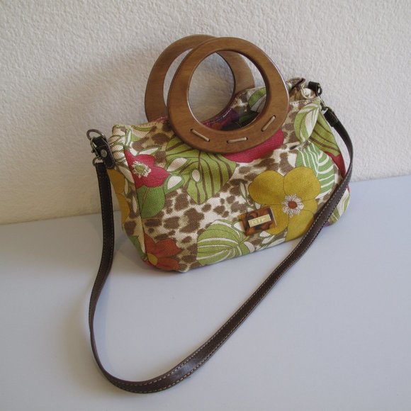 RELIC Tropical Floral Print Crossbody Purse - Picture 2 of 13